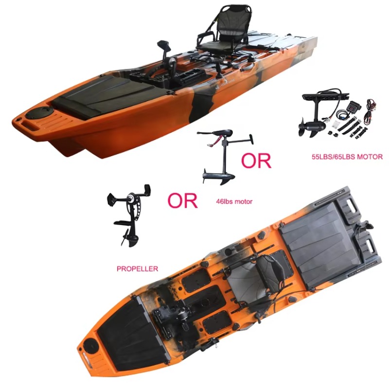 Каяк Vicking 12.6FT с педальны – обзор и цена Fishing Boat Trolling Motor